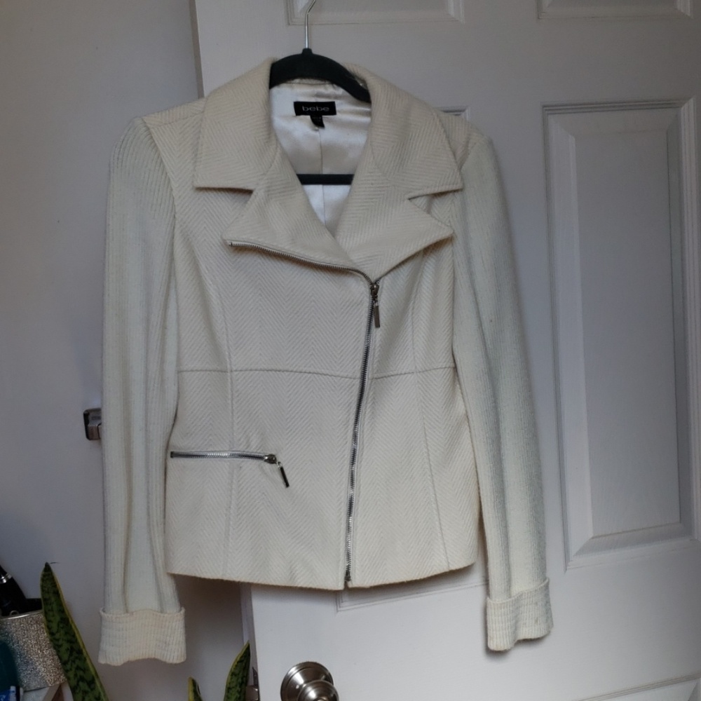 Bebe White Coat - image 1